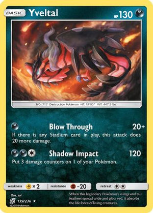 Yveltal 139/236 - Unified Minds Reverse Holofoil - Poke-Collect