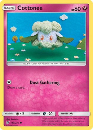 Cottonee 143/236 - SM  Unified Minds Reverse Holofoil - Poke-Collect
