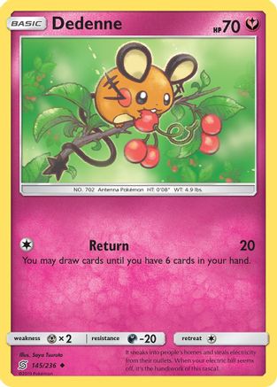 Dedenne 145/236 - SM  Unified Minds - Poke-Collect