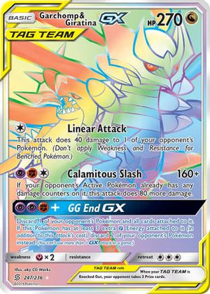 Garchomp & Giratina-GX 247/236 - Unified Minds Holofoil - Poke-Collect