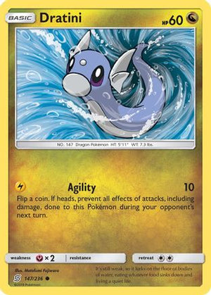 Dratini (147) 147/236 - SM  Unified Minds Reverse Holofoil - Poke-Collect