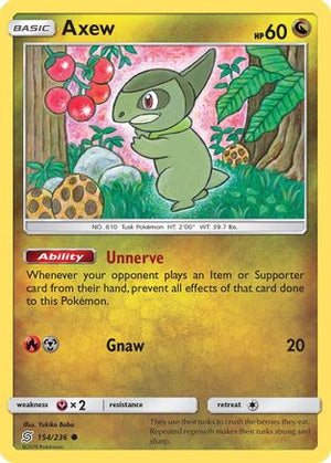 Axew 154/236 - SM  Unified Minds - Poke-Collect