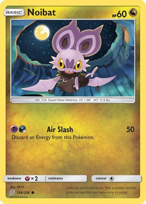 Noibat 158/236 - Unified Minds Reverse Holofoil - Poke-Collect