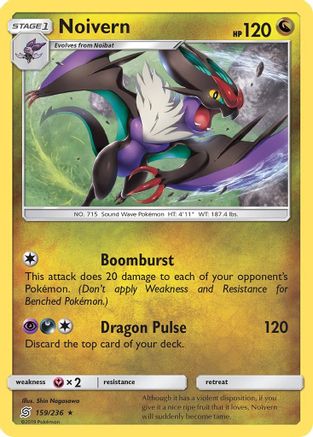 Noivern 159/236 - SM  Unified Minds Reverse Holofoil - Poke-Collect