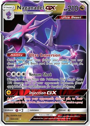 Naganadel GX 160/236 - SM  Unified Minds Holofoil - Poke-Collect