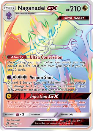Naganadel GX (Secret) 249/236 - SM  Unified Minds Holofoil - Poke-Collect