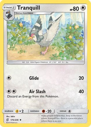 Tranquill 175/236 - Unified Minds Reverse Holofoil - Poke-Collect