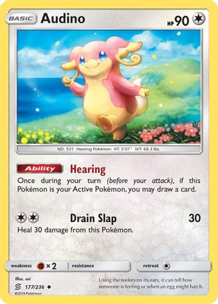 Audino 177/236 - SM  Unified Minds - Poke-Collect