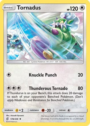 Tornadus 178/236 - Unified Minds Reverse Holofoil - Poke-Collect