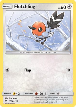 Fletchling 179/236 - SM  Unified Minds - Poke-Collect