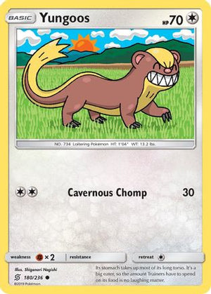 Yungoos 180/236 - Unified Minds - Poke-Collect
