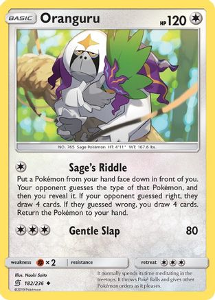 Oranguru 182/236 - SM  Unified Minds - Poke-Collect
