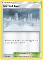 Blizzard Town 187/236 - SM  Unified Minds Reverse Holofoil - Poke-Collect
