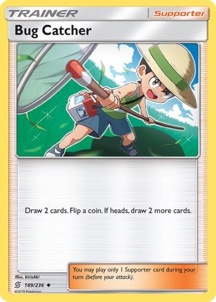 Bug Catcher 189/236 - SM  Unified Minds Reverse Holofoil - Poke-Collect