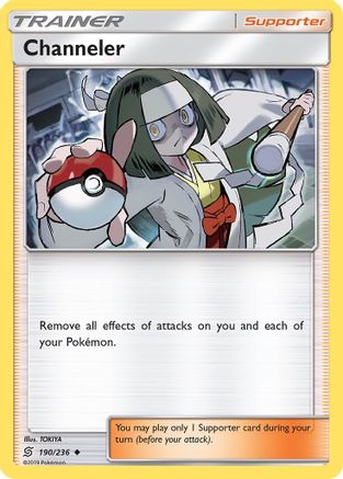 Channeler 190/236 - SM  Unified Minds Reverse Holofoil - Poke-Collect