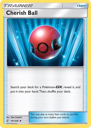 Cherish Ball 191/236 - SM  Unified Minds - Poke-Collect
