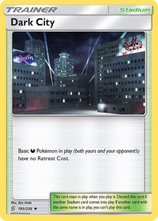 Dark City 193/236 - SM  Unified Minds Reverse Holofoil - Poke-Collect