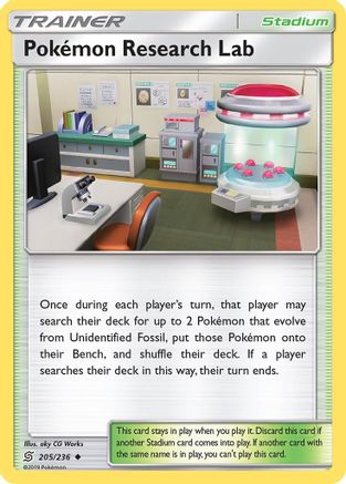 Pokemon Research Lab 205/236 - SM  Unified Minds - Poke-Collect