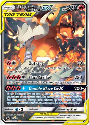 Reshiram & Charizard-GX SM201/248 - SM Black Star Promos Holofoil - Poke-Collect