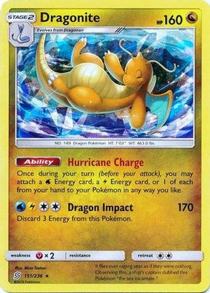 Dragonite - 151/236 (Cracked Ice Holo) 151 - Deck Exclusives Holofoil - Poke-Collect