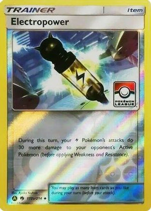 Electropower - 172a/214 (Pokemon League) 172a/214 - League & Championship Cards Reverse Holofoil - Poke-Collect