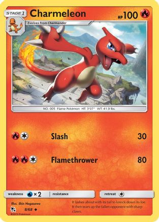 Charmeleon 8/68 - Hidden Fates - Poke-Collect