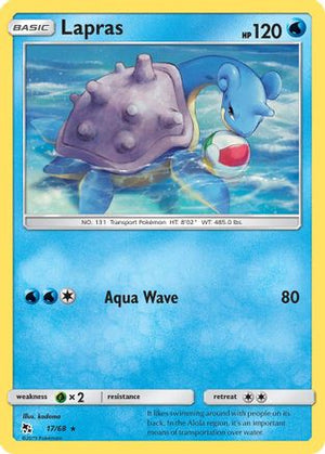 Lapras 17/68 - Hidden Fates Reverse Holofoil - Poke-Collect