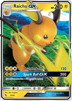 Raichu GX 20/68 - Hidden Fates Holofoil - Poke-Collect