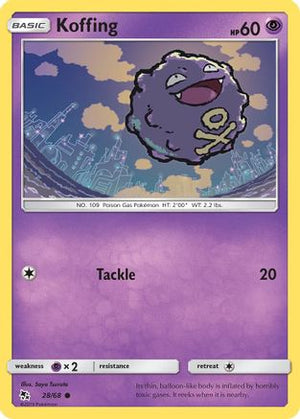 Koffing 28/68 - Hidden Fates - Poke-Collect