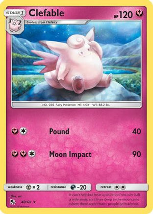 Clefable 40/68 - Hidden Fates