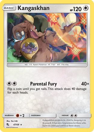 Kangaskhan 47/68 - Hidden Fates - Poke-Collect