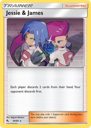 Jessie & James 58/68 - Hidden Fates Reverse Holofoil - Poke-Collect