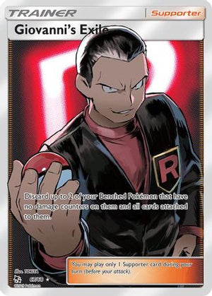 Giovanni's Exile 67/68 - Hidden Fates Holofoil - Poke-Collect