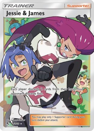 Jessie & James 68/68 - Hidden Fates Holofoil - Poke-Collect