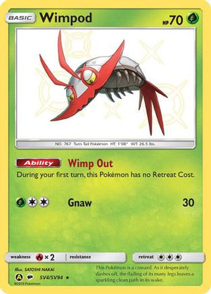 Wimpod SV4/94 - Shiny Vault Holofoil - Poke-Collect