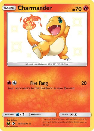 Charmander SV6/94 - Shiny Vault Holofoil - Poke-Collect