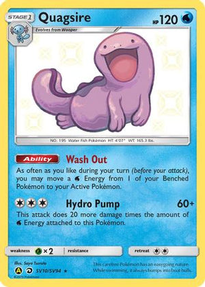 Quagsire SV10/94 - Shiny Vault Holofoil - Poke-Collect