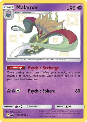 Malamar SV18/94 - Shiny Vault Holofoil - Poke-Collect