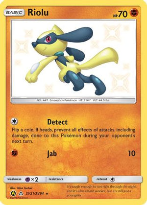 Riolu SV21/94 - Shiny Vault Holofoil - Poke-Collect