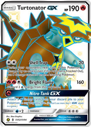 Turtonator-GX SV52/94 - Shiny Vault Holofoil - Poke-Collect