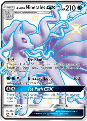 Alolan Ninetales-GX SV53/94 - Shiny Vault Holofoil - Poke-Collect