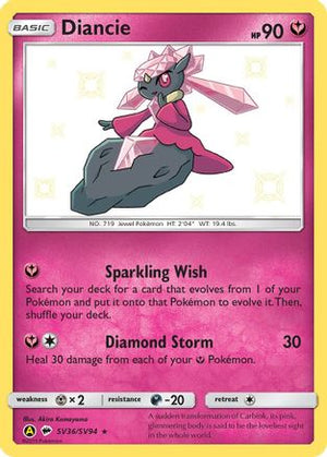 Diancie SV36/94 - Shiny Vault Holofoil