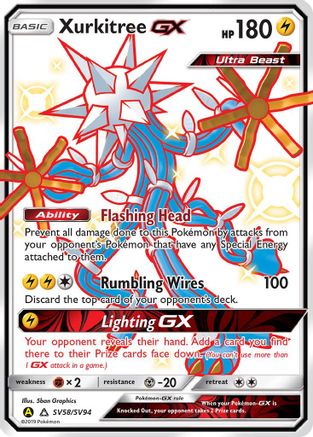 Xurkitree-GX SV58/94 - Shiny Vault Holofoil - Poke-Collect