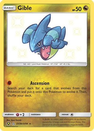 Gible SV38/94 - Shiny Vault Holofoil - Poke-Collect