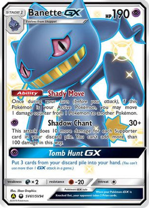 Banette GX SV61/94 - Hidden Fates Shiny Vault Holofoil - Poke-Collect