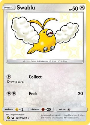 Swablu SV42/94 - Shiny Vault Holofoil - Poke-Collect