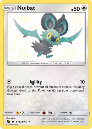 Noibat SV43/94 - Shiny Vault Holofoil - Poke-Collect