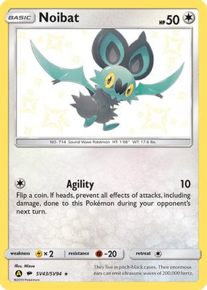 Noibat SV43/94 - Shiny Vault Holofoil - Poke-Collect