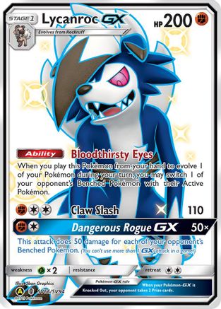 Lycanroc-GX SV66/94 - Shiny Vault Holofoil - Poke-Collect
