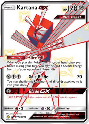 Kartana GX SV73/94 - Hidden Fates Shiny Vault Holofoil - Poke-Collect